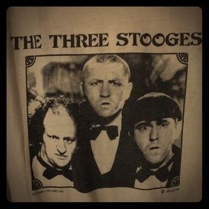 THE THREE STOOGES VINTAGE T-shirt 1982
